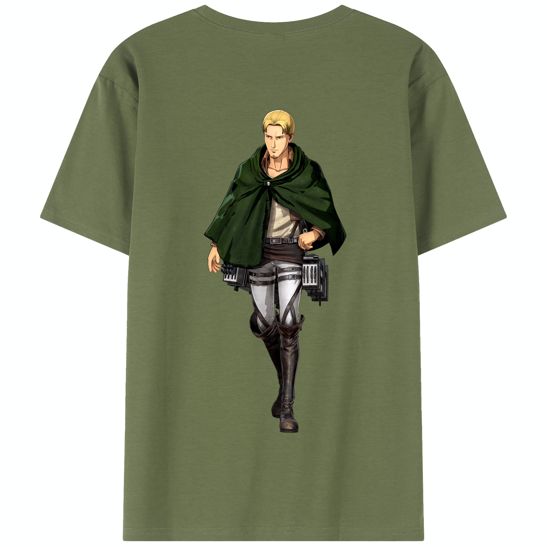 （画像用） 進撃の巨人 Attack on Titan 綿100％半袖Tシャツ（背面プリント）